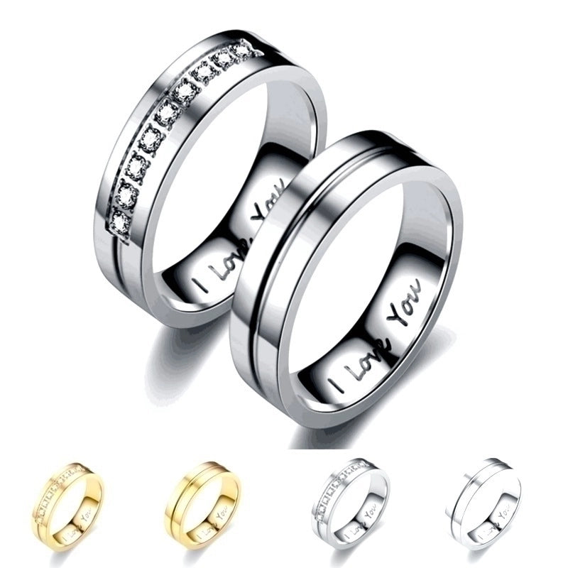Fashion U Shape Stainless Steel 18K Gold Plated