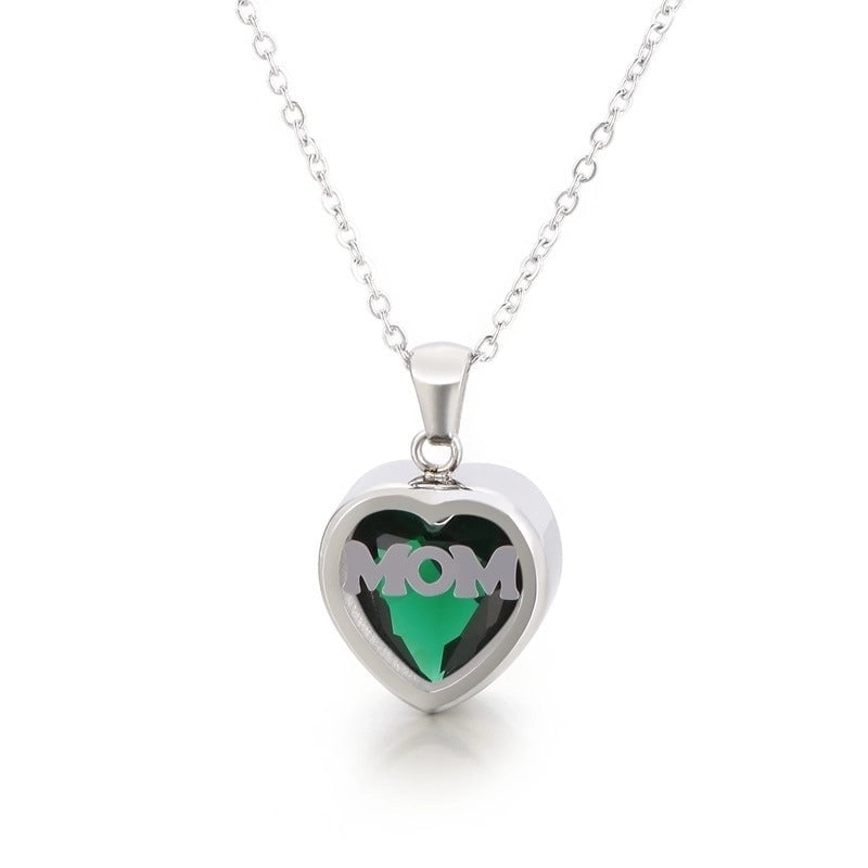 Stainless Steel Titanium Steel 18K Gold Plated Fashion Plating Heart Necklace