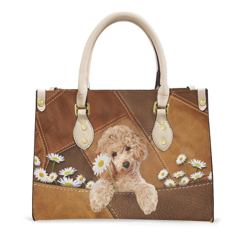 Women's Medium Pu Leather Customized Color Block Vintage Style Classic Style Square Zipper Handbag