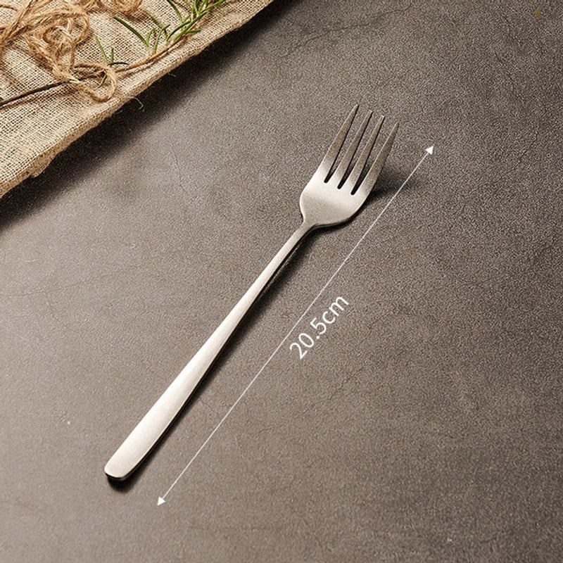 Casual Elegant Pastoral Solid Color 304 Stainless Steel Tableware 1 Piece