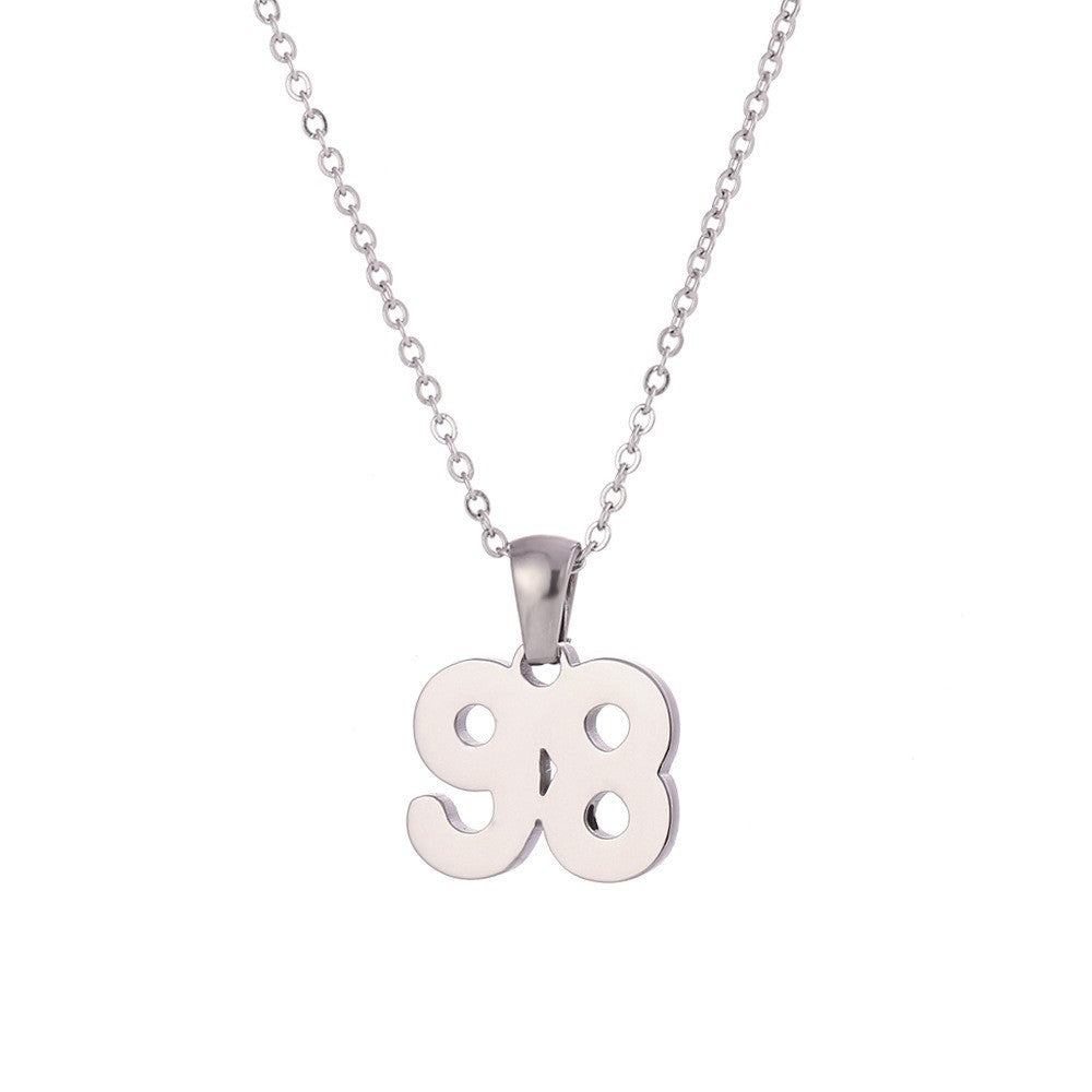 Fashion Quadrilateral Geometric Stainless Steel 18K Gold Plated Necklaces