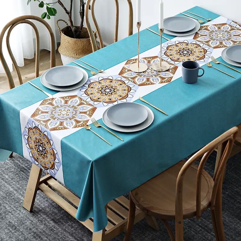 water and oil proof table cloth