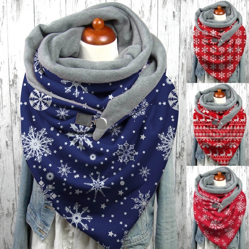 Unisex Cute Ditsy Floral Winter Scarves