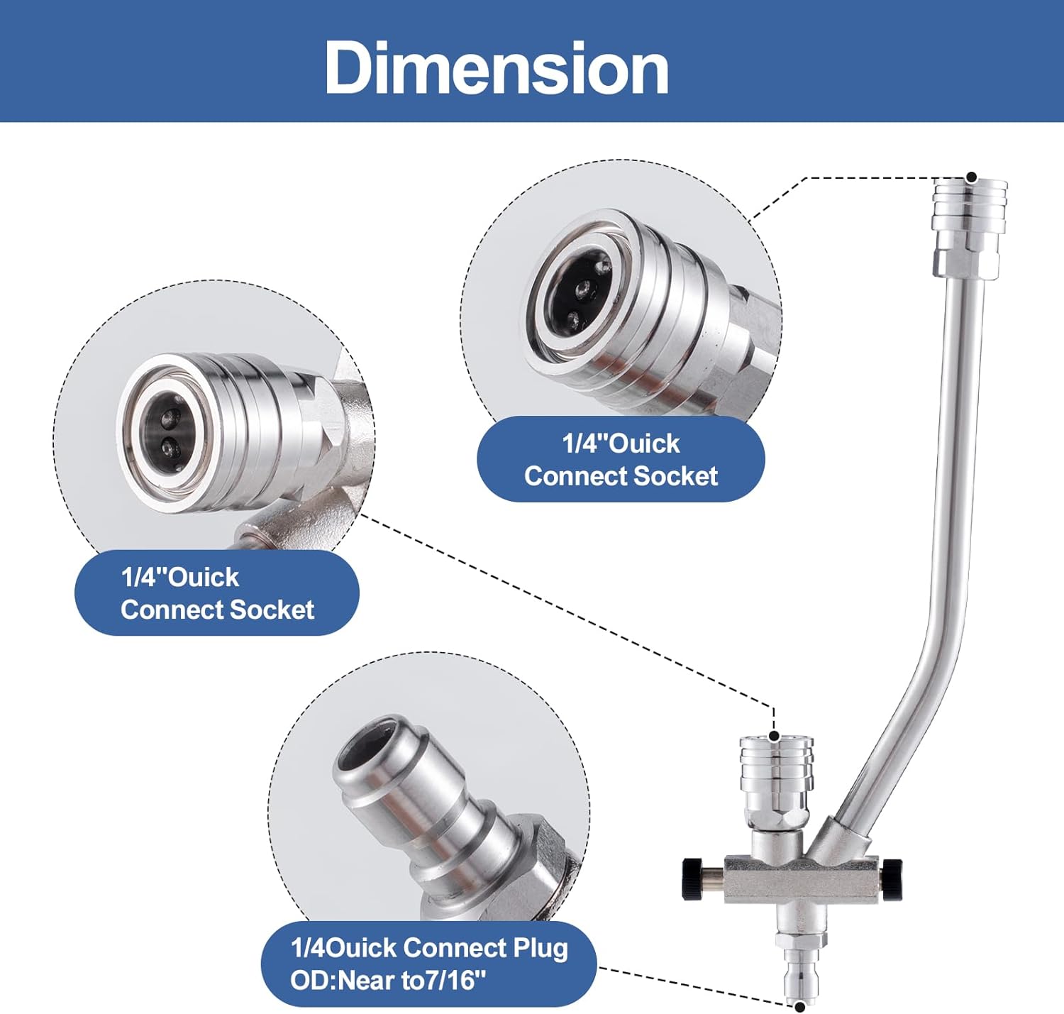 Summer Hot Sale Promotion-49% OFF Foam Cannon Dual Connector Accessory