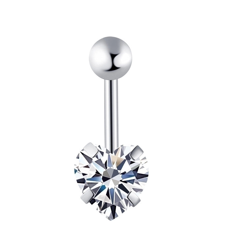 Minimalist Geometric Stainless Steel Plating Belly Ring 1 Piece