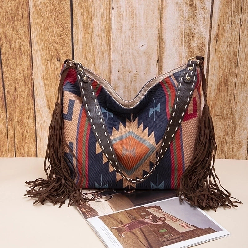 Women's Large All Seasons Canvas Vintage Style Shoulder Bag