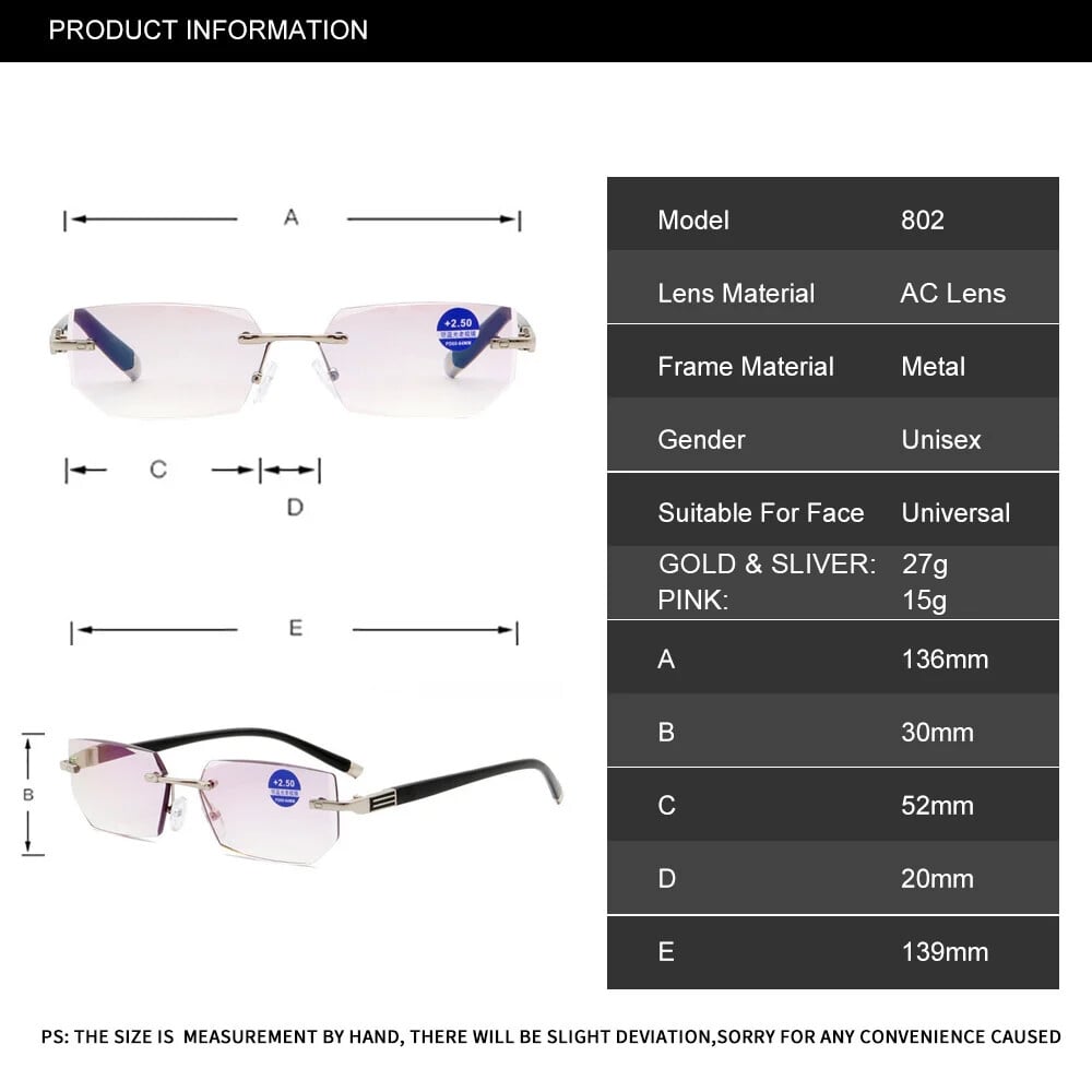 40%OFF🎉 Sapphire high hardness anti-blue light progressive distance reading glasses