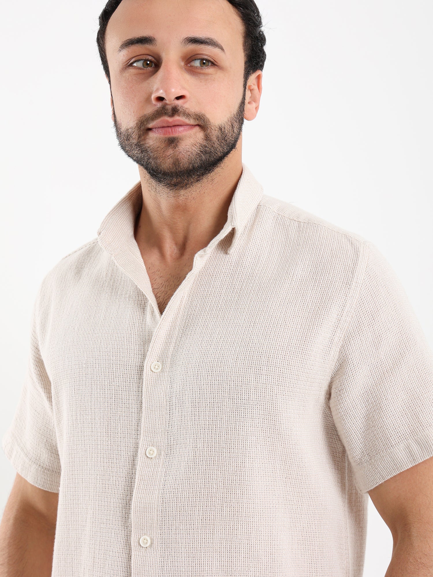 Textured Short Sleeve Shirt