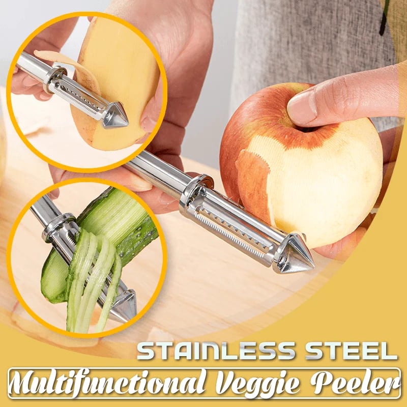 🎅EARLY CHRISTMAS SALE - Stainless steel Multifunctional Veggie Peeler-BUY MORE SEND MORE