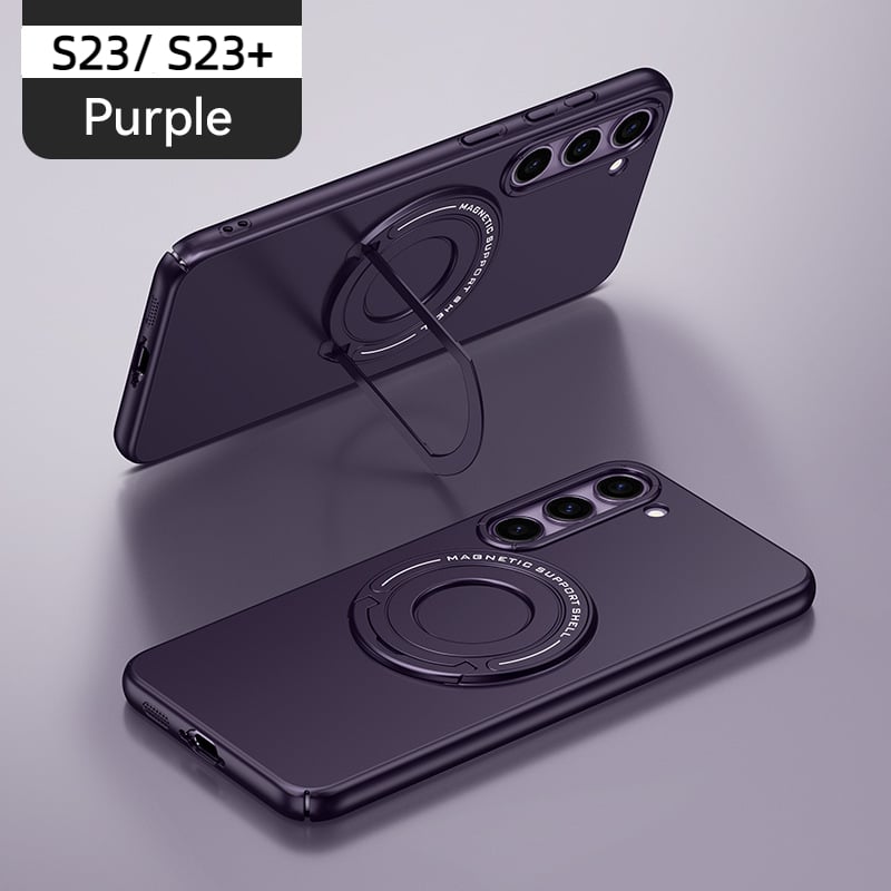 Matte Invisible Stand Magnetic Case For Samsung S23/ S23+/ S23 Ultra