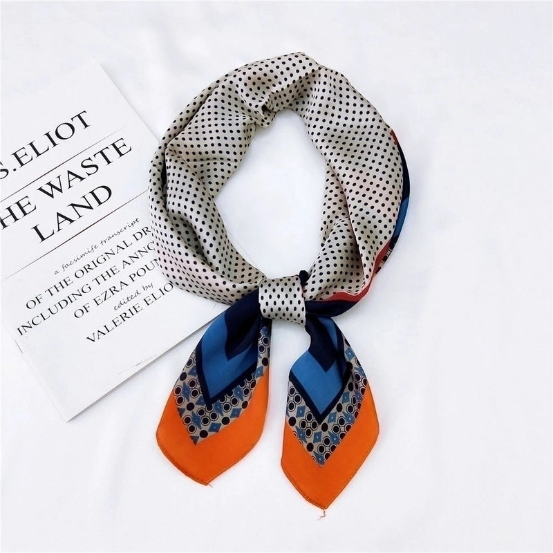 Small Square Scarf Small Scarf Spring And Summer Summer  Small Scarf Turban Professional Scarf Decorative Hair Band