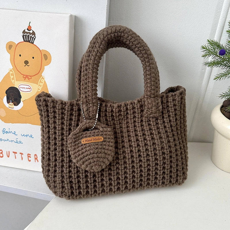 Women's Medium Polyester Solid Color Elegant Streetwear Square Magnetic Buckle Handbag