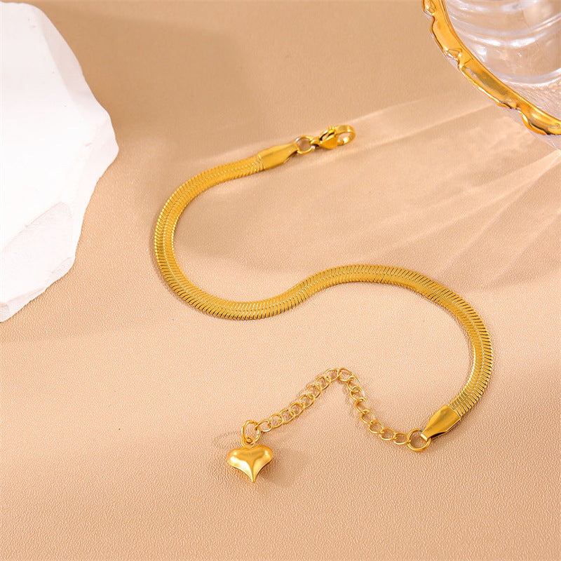 Women Minimalist Stainless Steel Electroplating Bracelets