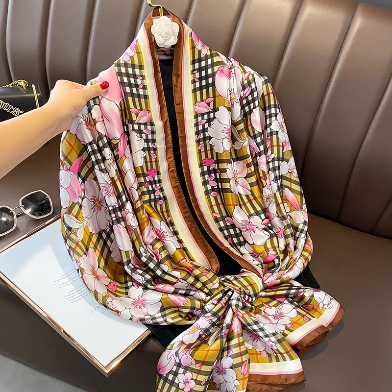 Fashion Silk Scarf (707 Main Color) Nhcj0164-707 Main Color