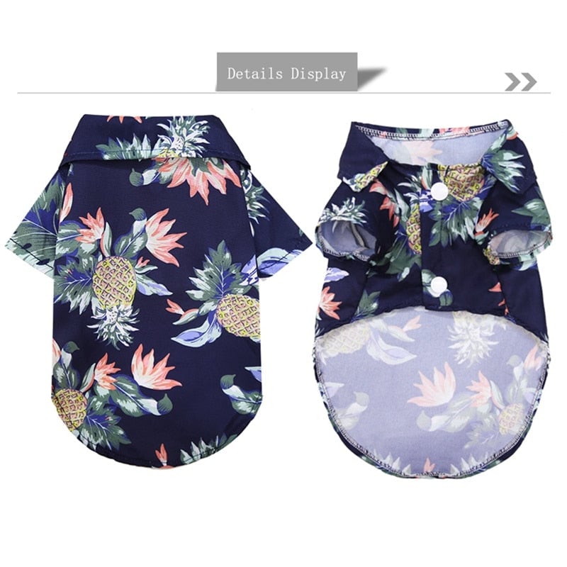 FLORAL PRINTED CAT DOG CLOTHES
