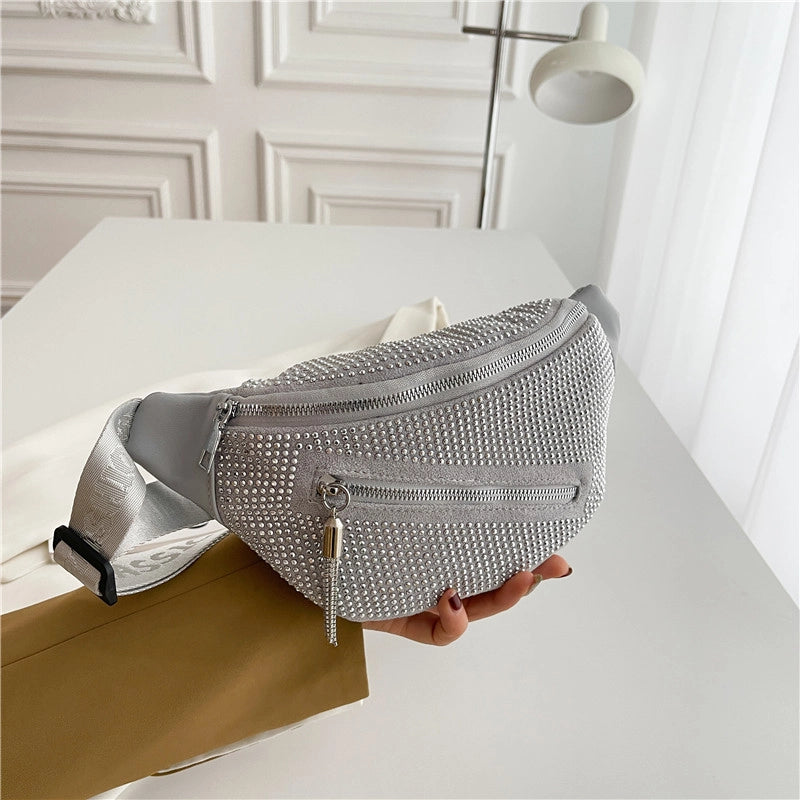 Women's Classic Style Solid Color Pu Leather Waist Bags