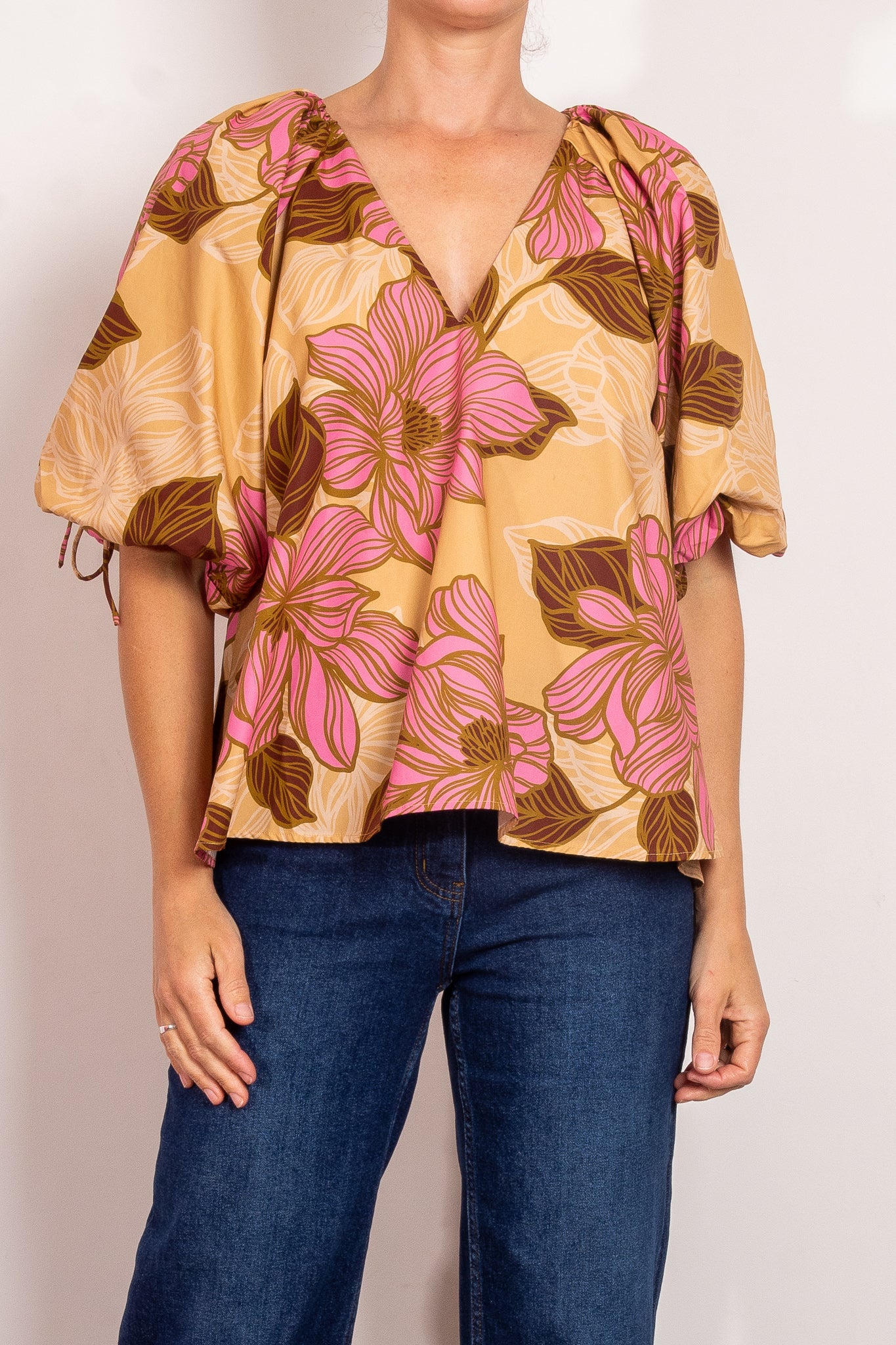 Kinney Miya Rosa Floral Blouse