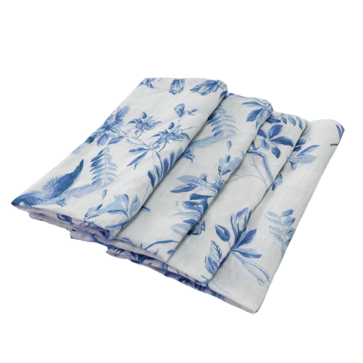 French Toile 100% Linen Napkins