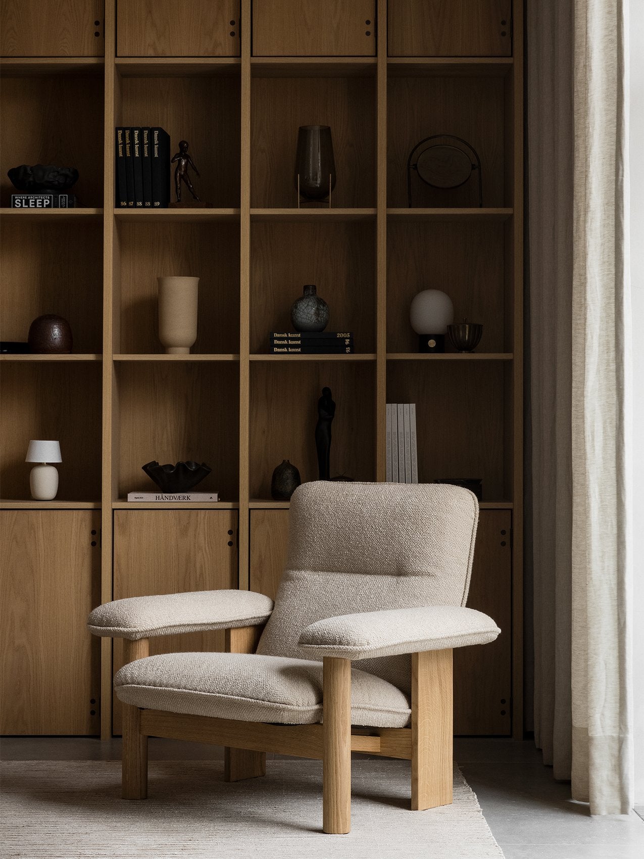 Brasilia Lounge Chair. Textile