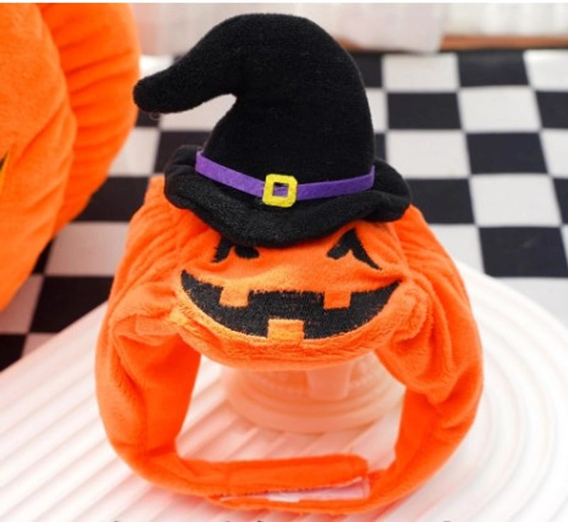 Minimalist Classic Style Polyester Halloween Pumpkin Pet Clothing