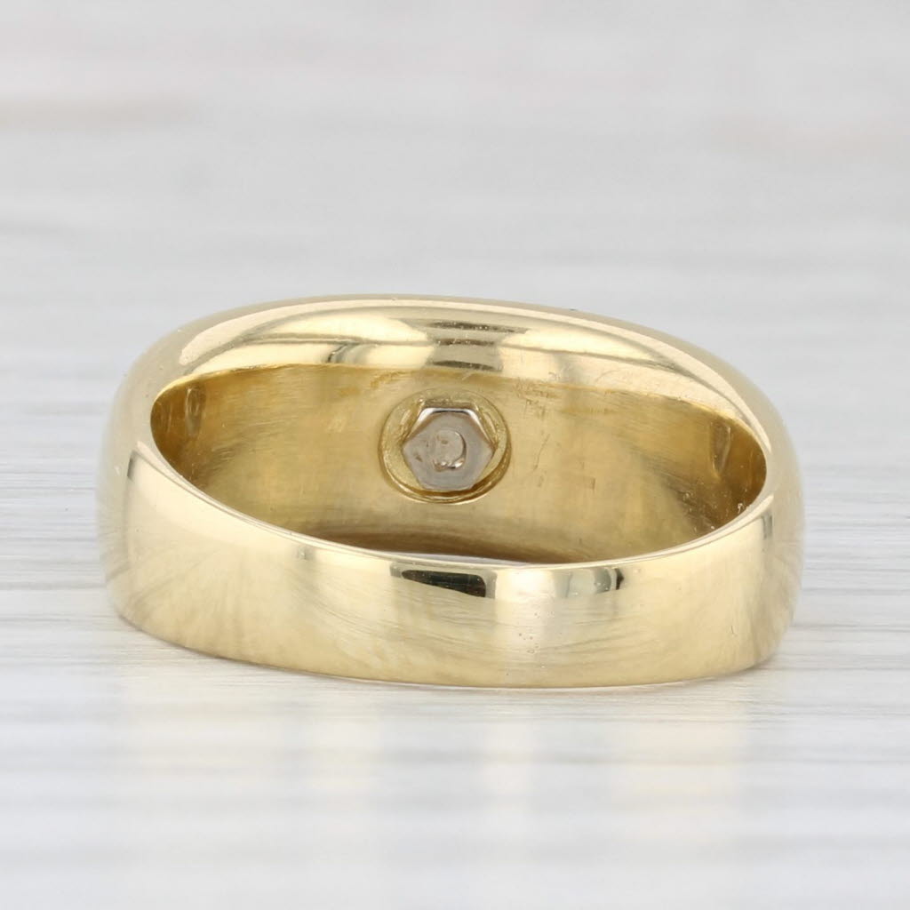 1.27ctw Ruby Diamond Ring 18k Yellow Gold Size 7