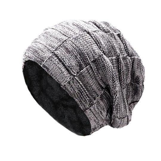 Ensemble bonnet et écharpe en tricot chaud