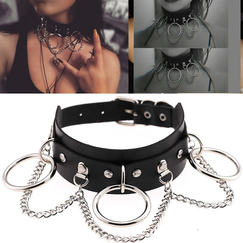 DARK CHAIN COLLAR   KF82411