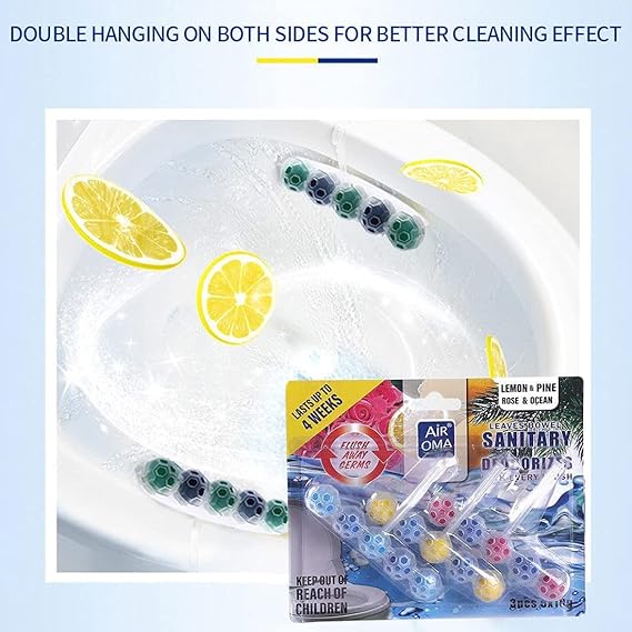 Toilet Bowl Cleaner Tablet with Hanging Ball. Toilet Cleaner