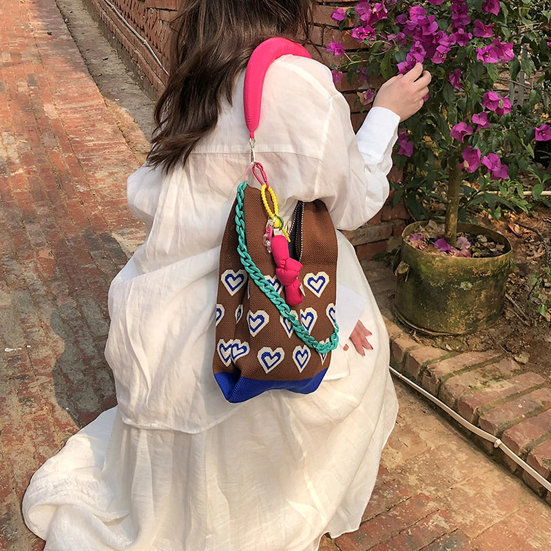 Women's Small Summer Polyester Classic Style Shoulder Bag