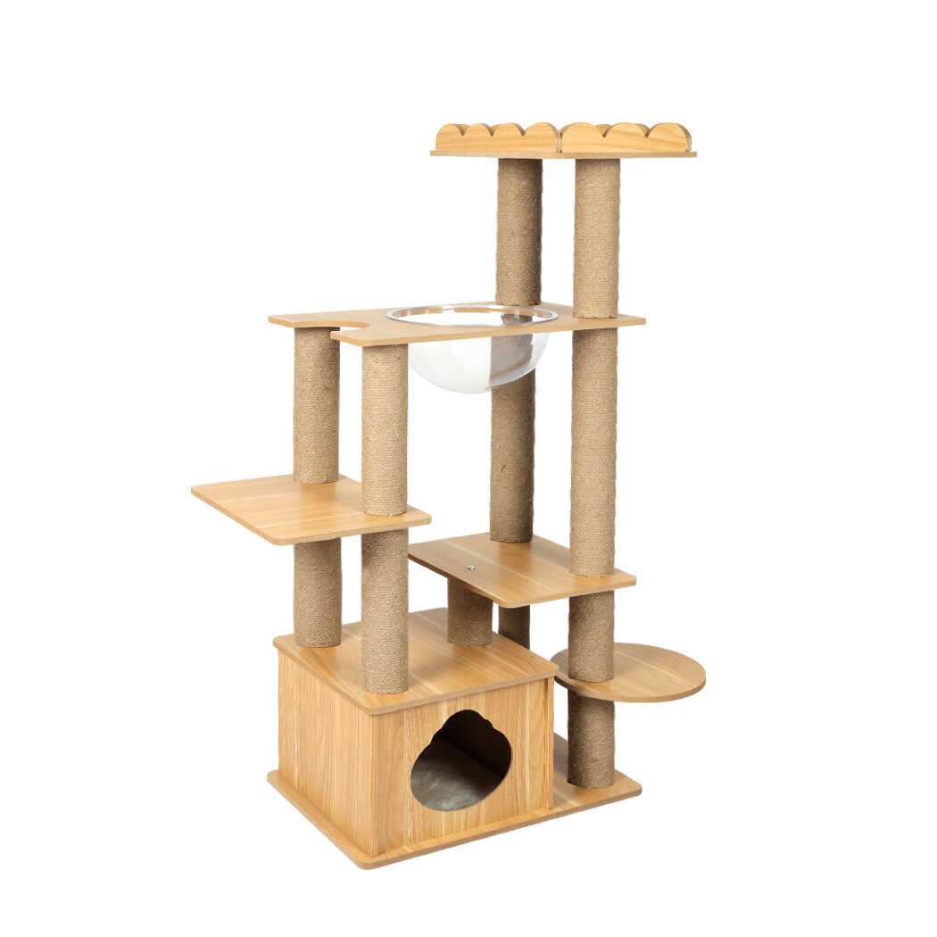 130cm Cat Scratching Post/Tree/Condo - Wood