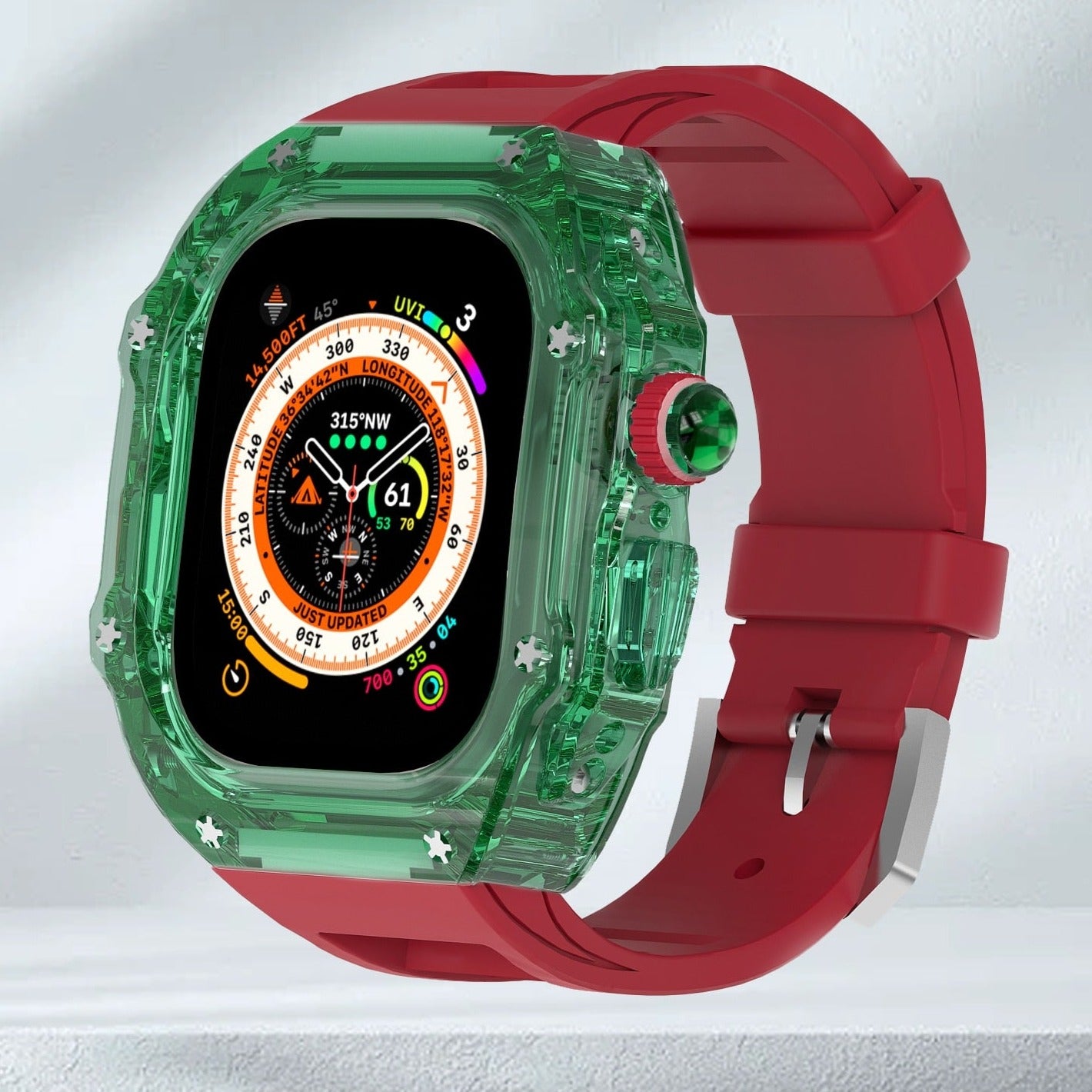 Transparent Luxury Apple Watch Cases for Apple Watch Ultra and Ultra 2