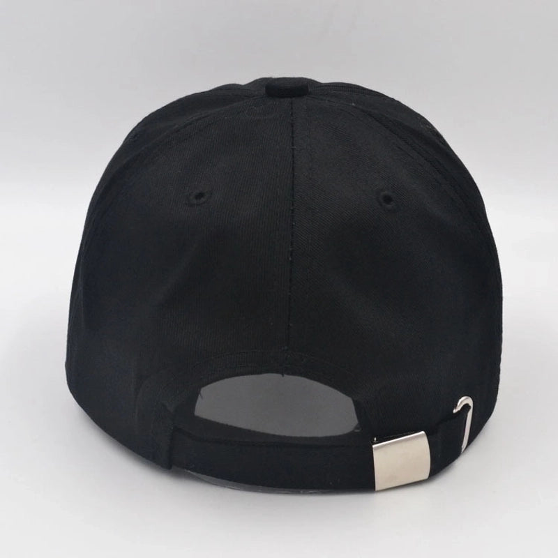 Unisex Minimalist Graffiti Embroidery Wide Eaves Baseball Cap