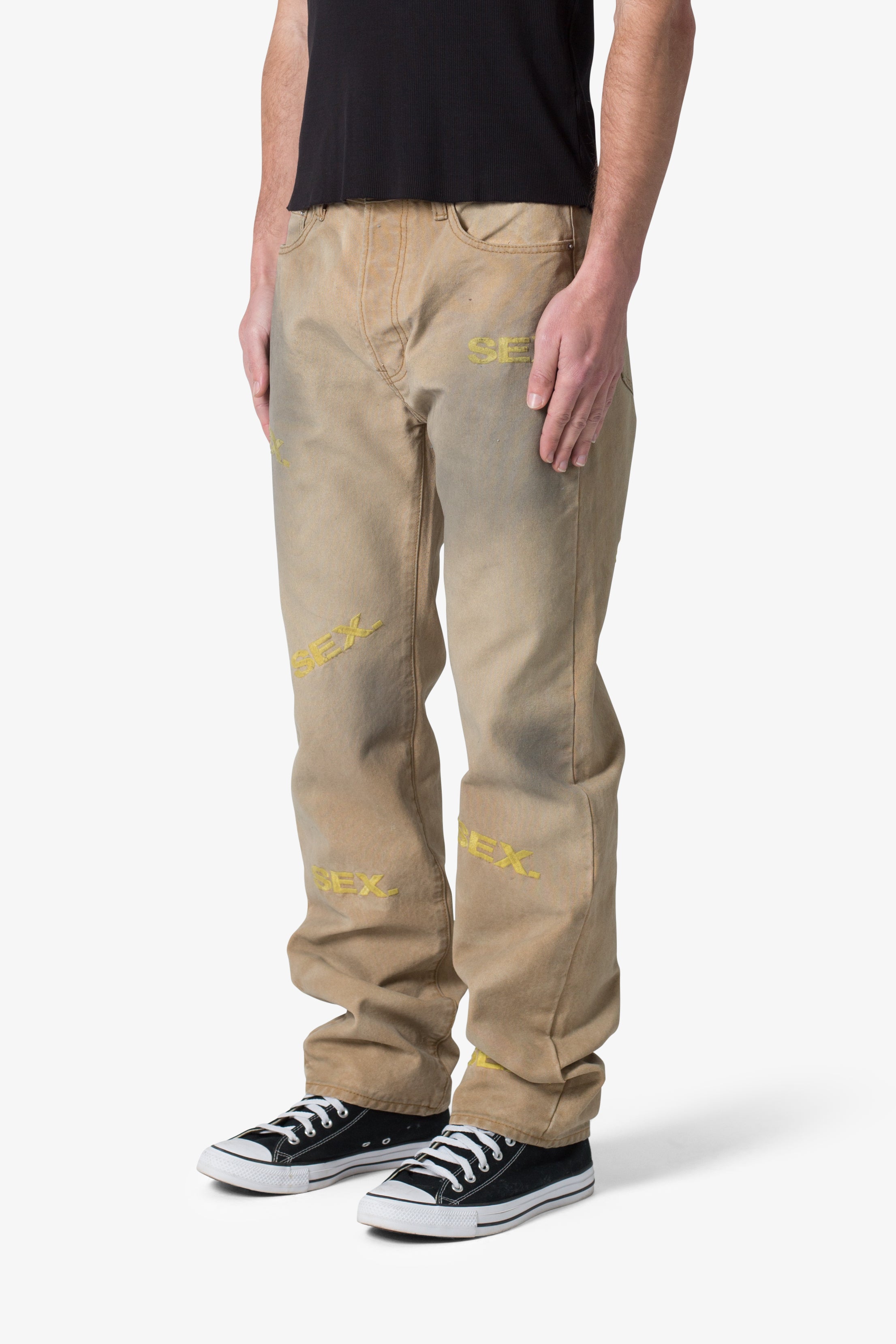 V591 Baggy Sex Denim - Khaki