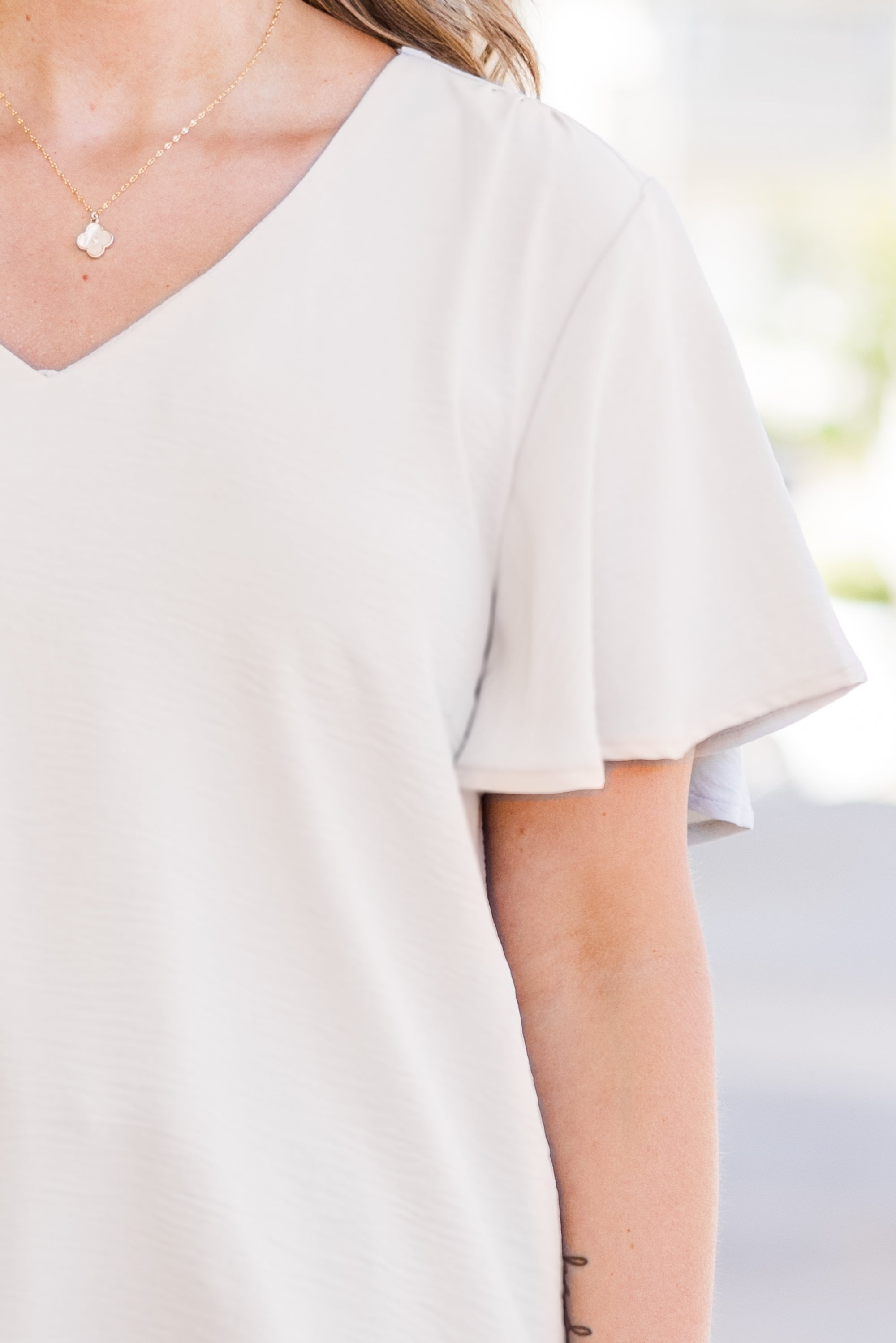 Capital Blouse. Sand Beige