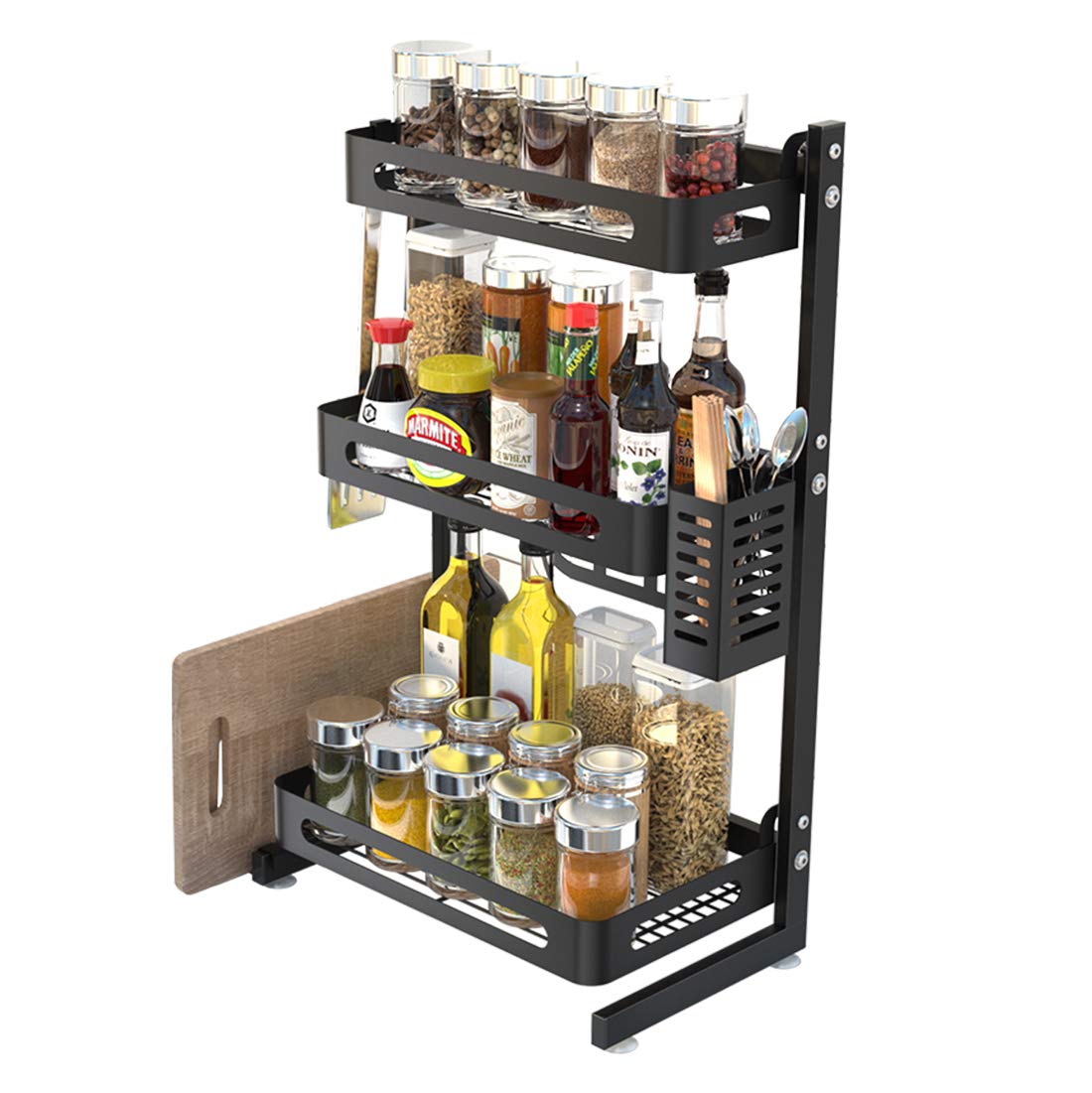 Kitchen Spice Rack.3-Tier Countertop Spice Rack