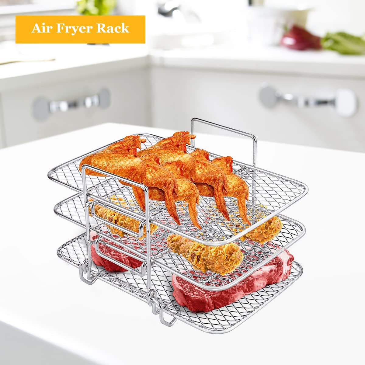 Three-Layer Air Fryer Rack