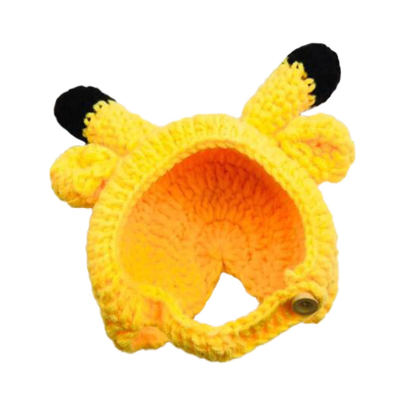 Cute Acrylic Frog Patchwork Pet Hat