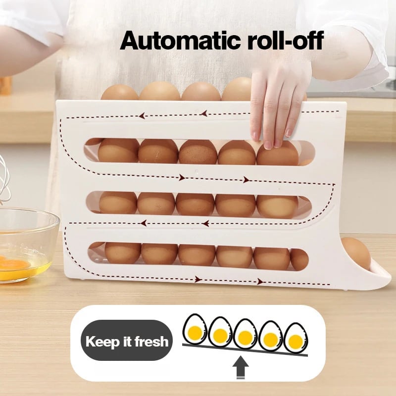 4 Tiers Egg Holder for Fridge