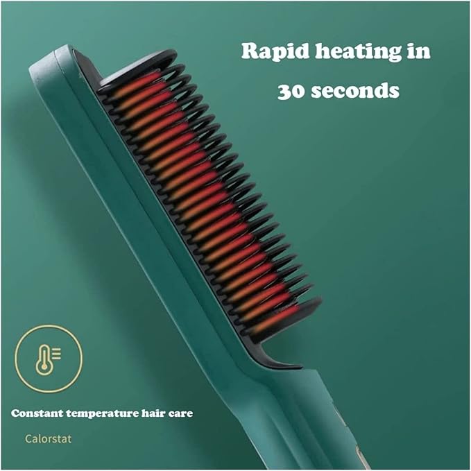 Hair Straightener Brush. Hair Straightener Comb for Women & Men