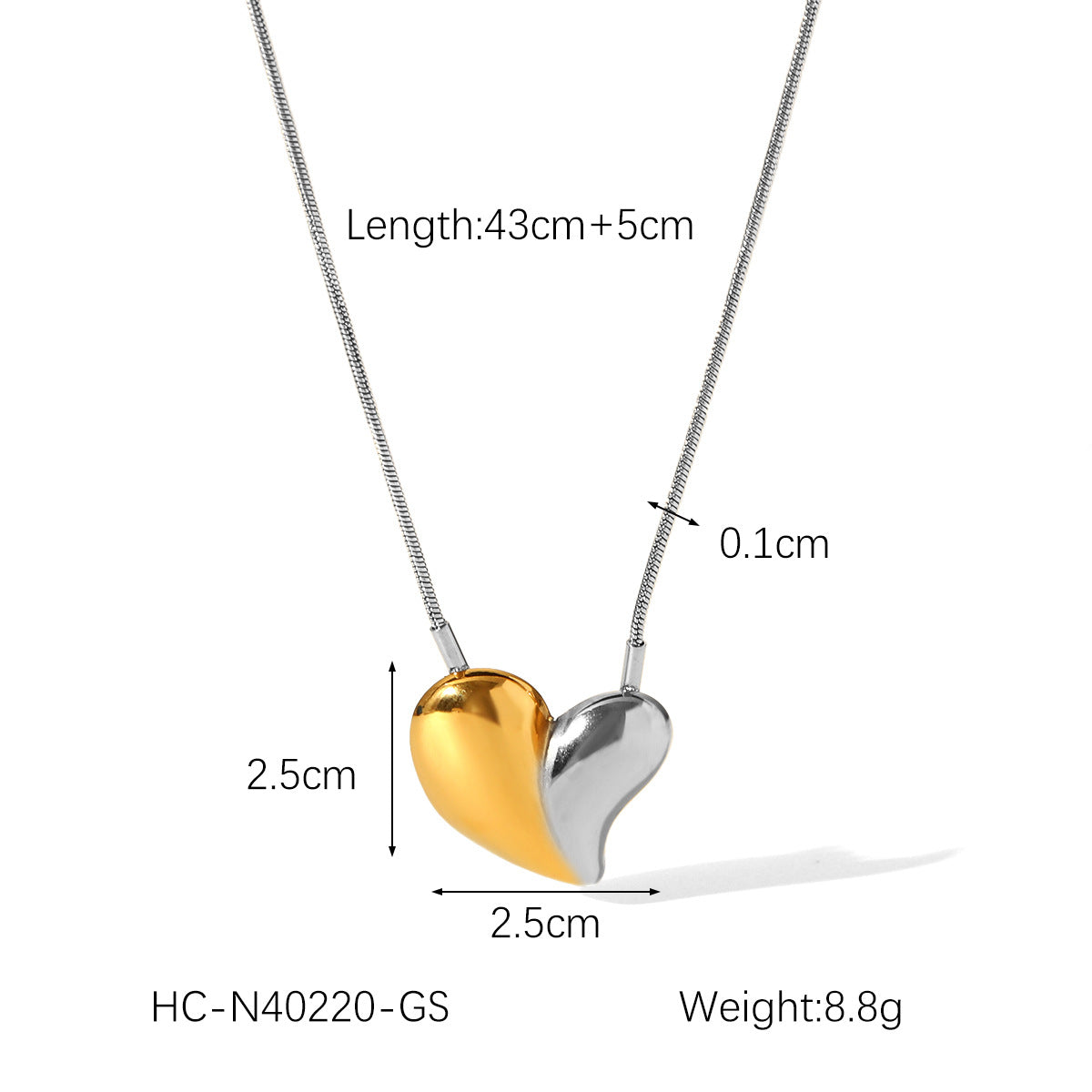Titanium Steel Necklace Can Be Opened Pendant Love Letter Necklace Couple Necklace Stainless Steel Clavicle Chain Jewelry