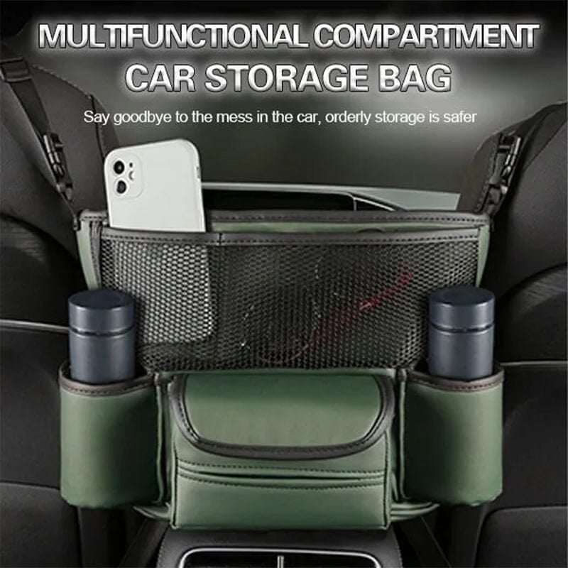 Car Large Capacity Pu Storage Bag