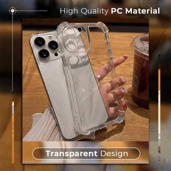 Anti-Collision Transparent Mobile Phone Case with Four Corners