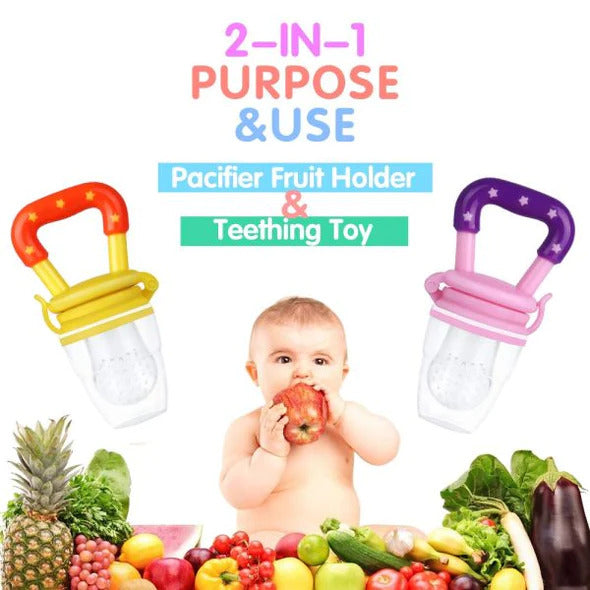 Pack of 2 Kids Baby Fruit Feeder Pacifier