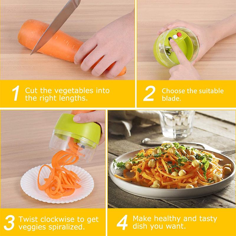 Handheld Spiralizer Vegetable Slicer