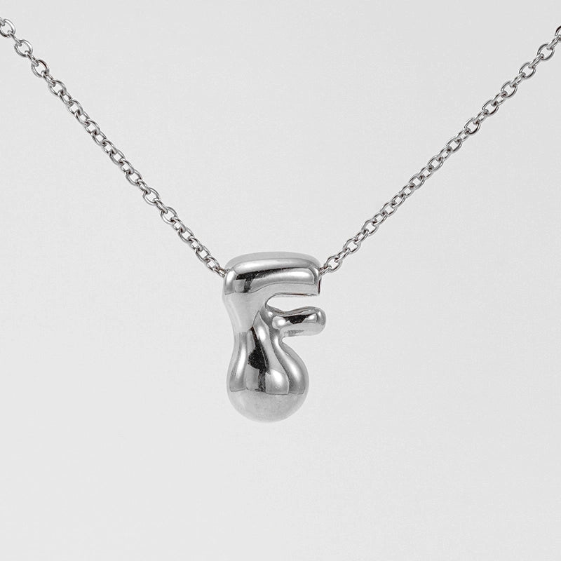 Basic Classic Style Letter 304 Stainless Steel 18K Gold Plated Plating Pendant Necklace