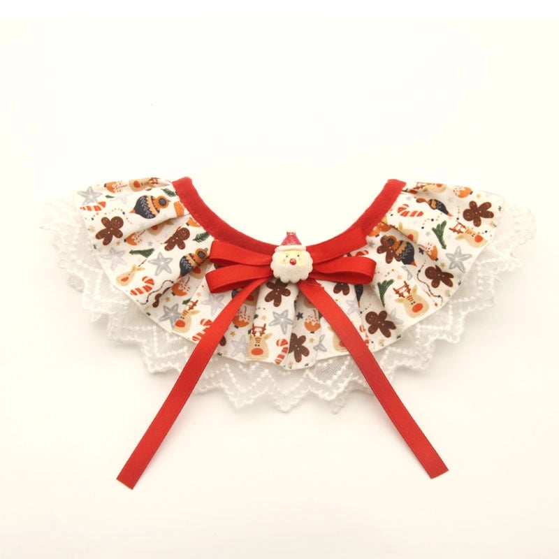 Cute Christmas Santa Claus Snowman Pet Accessories