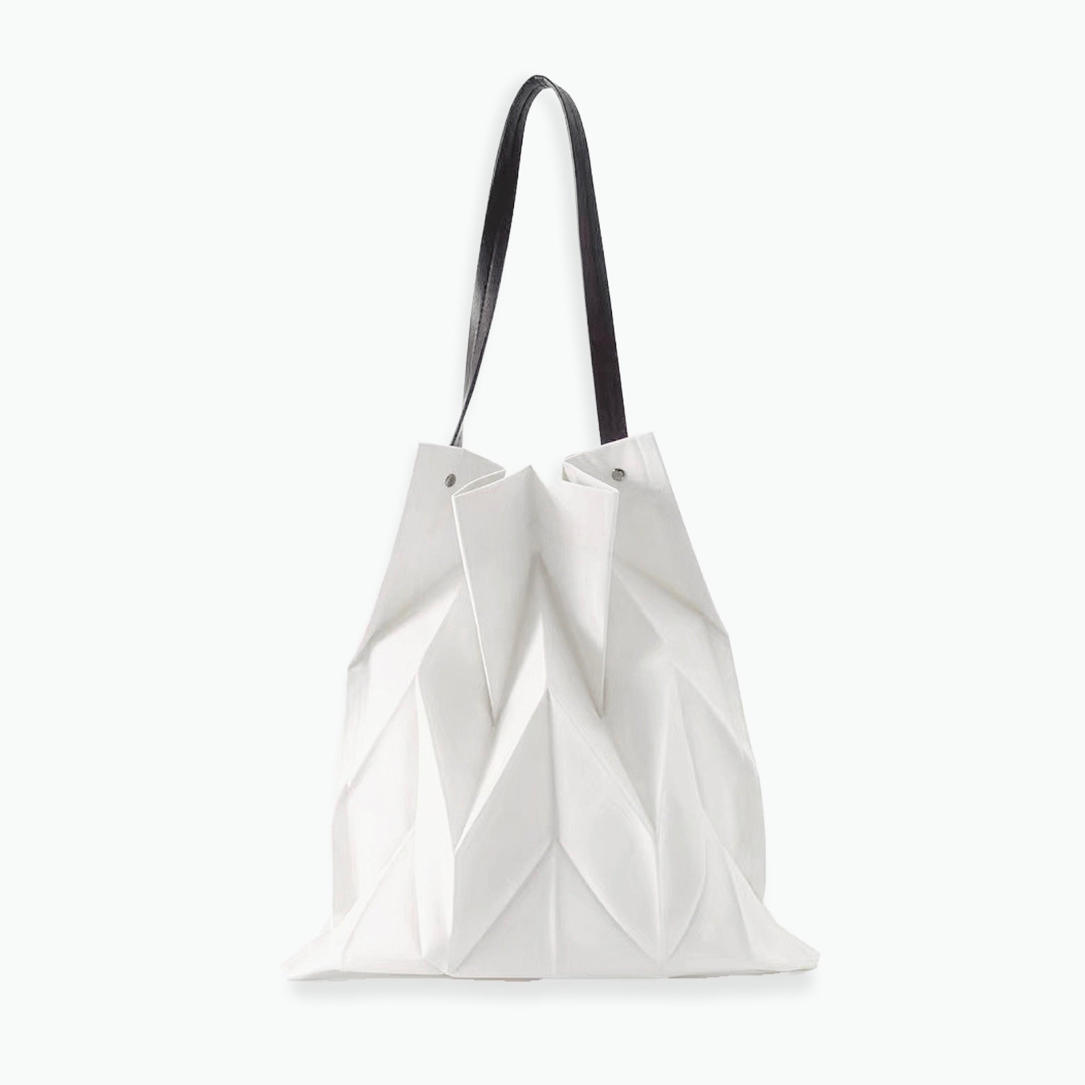Foldable Pleated Shopper Bag