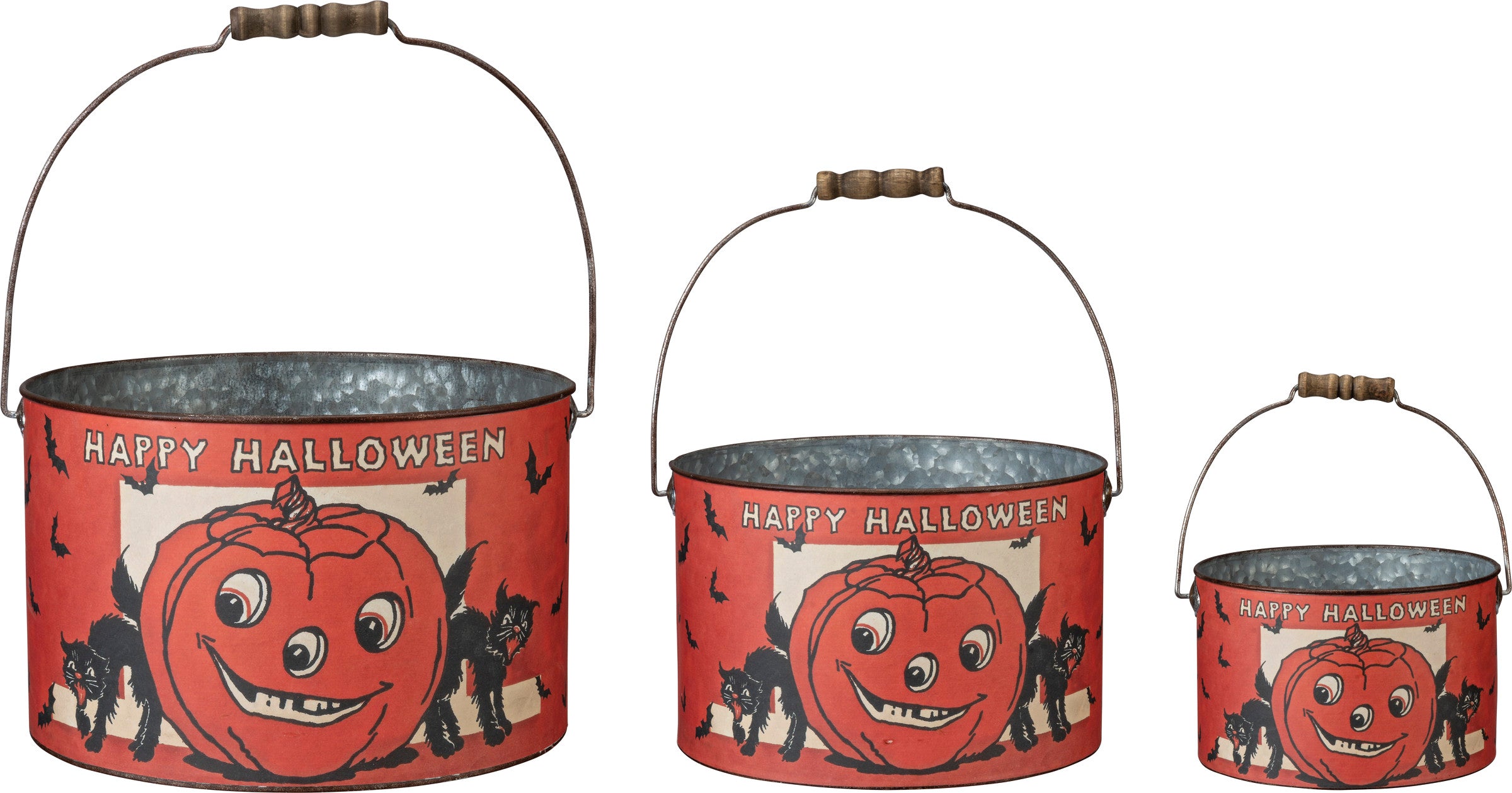 Retro Happy Halloween Bucket Set