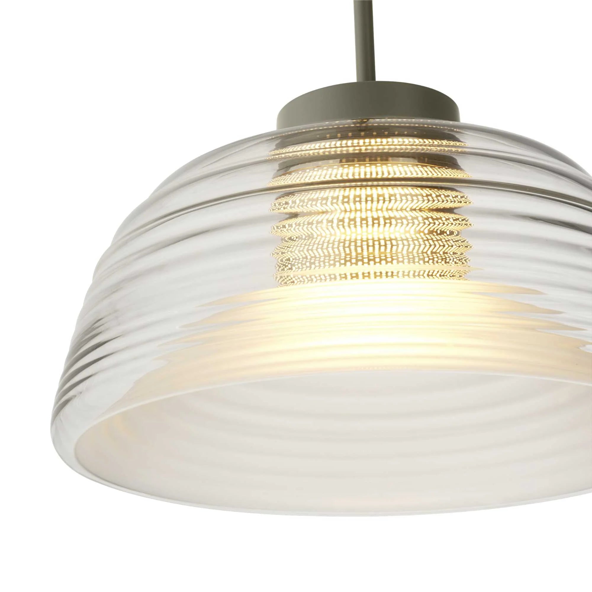 Two-Layer pendant lamp. Grey