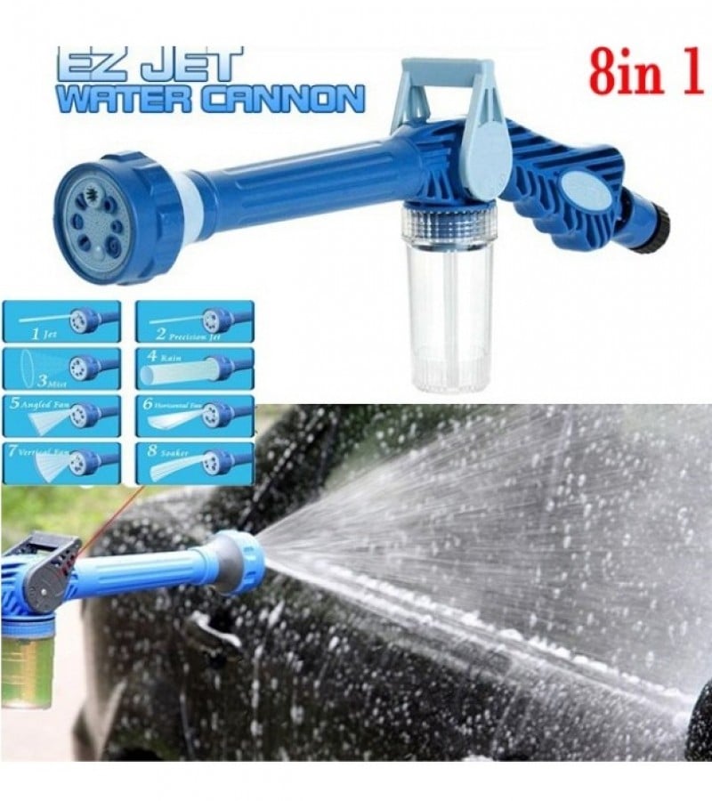 8 Nozzle Ez Jet Water Cleaning Soap Cannon Dispenser Pump Spray Automobile Washer